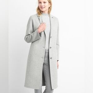 GAP Grey Wool Pea Coat (Unisex)